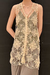 SWAYING/KNIT handmade crochet cardigan SW24SS1T33 apricot